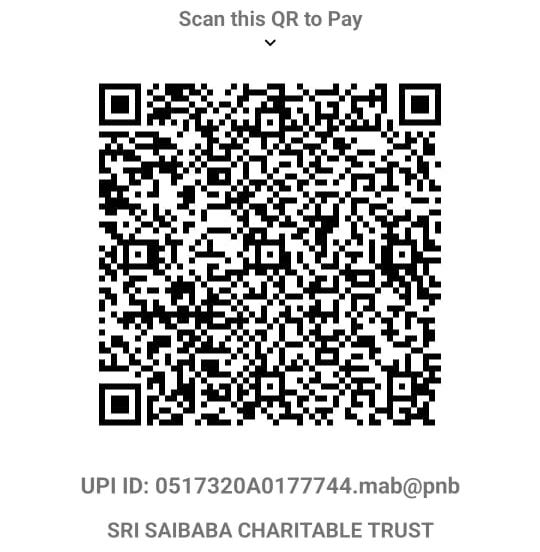 Shree Saibaba Charitable Trust માટે દાન QR કોડ